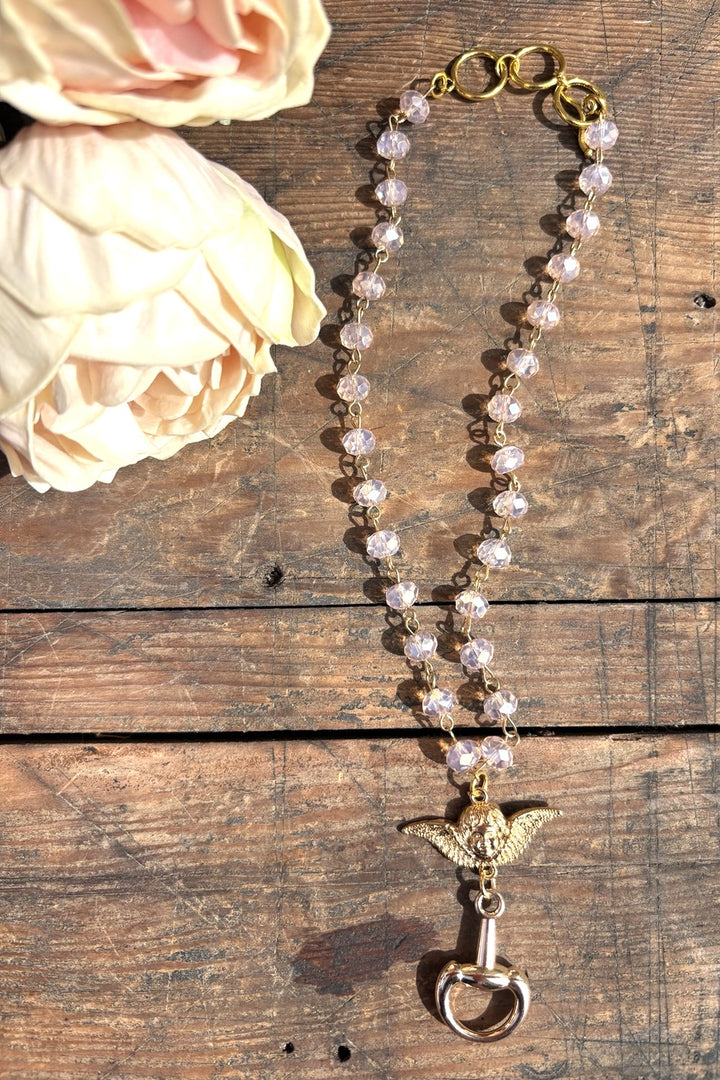 The Angelic Gold Bar Necklace