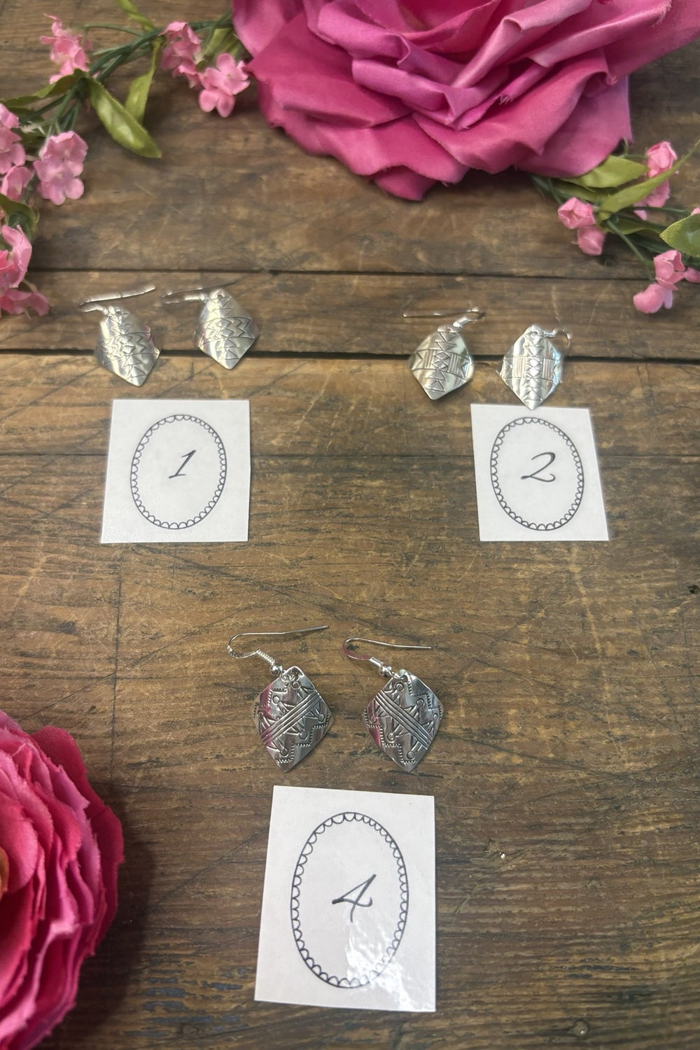 Symbols Of Silver Earrings