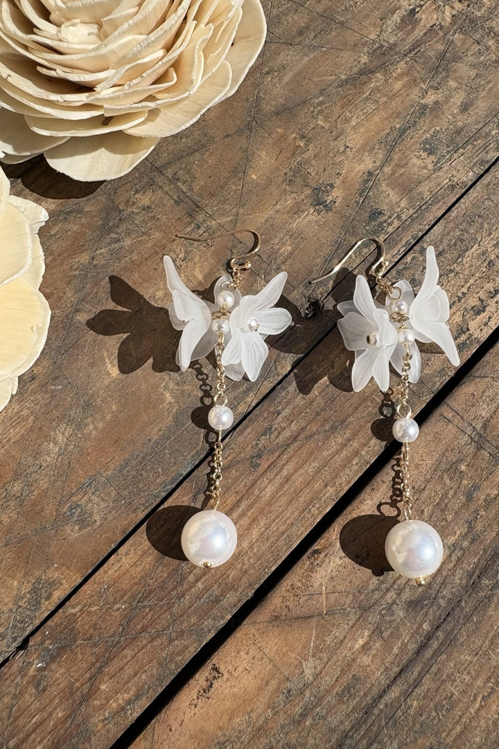 Lilies and Lace Earrings