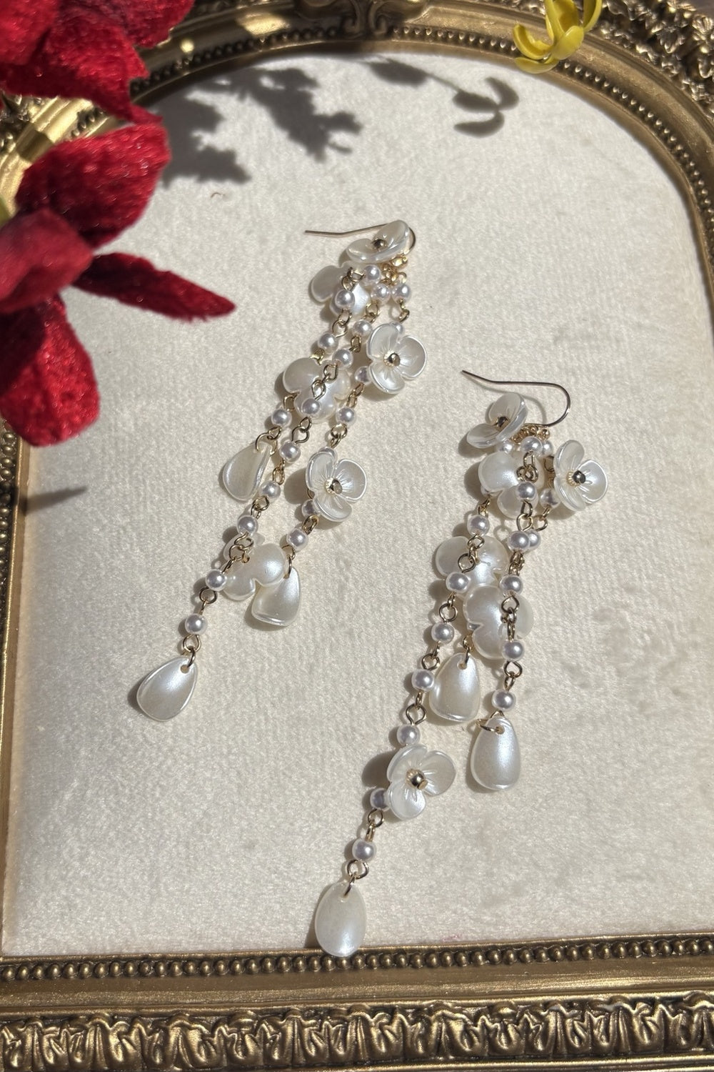 Petals and Prosecco Earrings