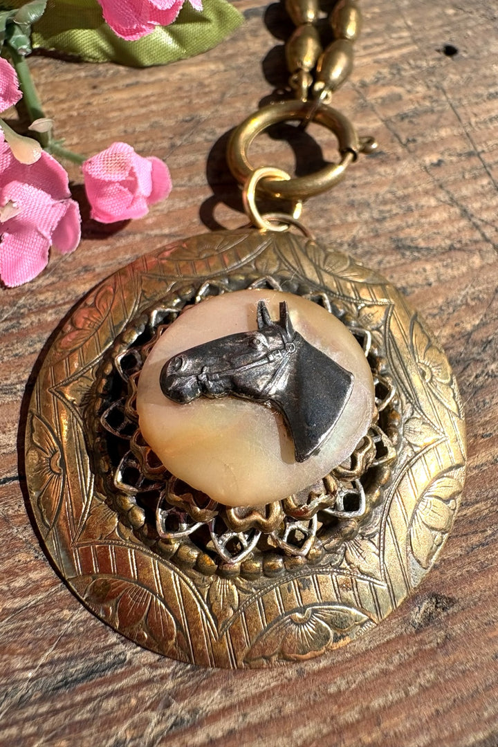 Heirloom Stallion Pendant Necklace
