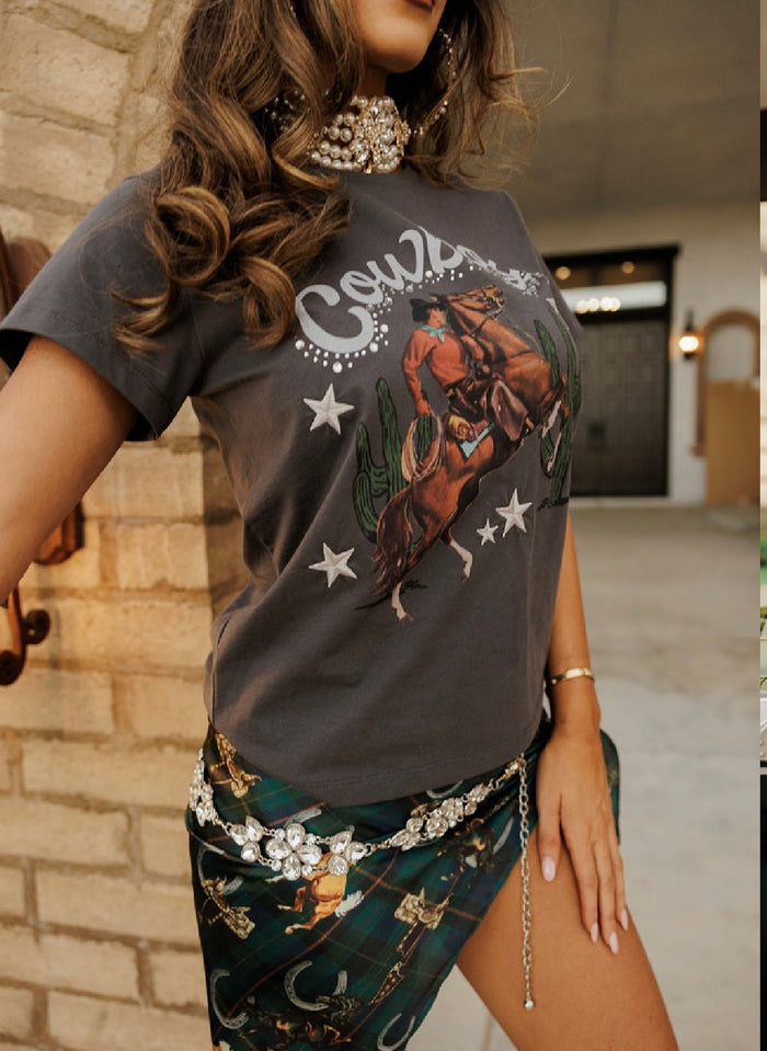 Rhinestone Cowboy Tee
