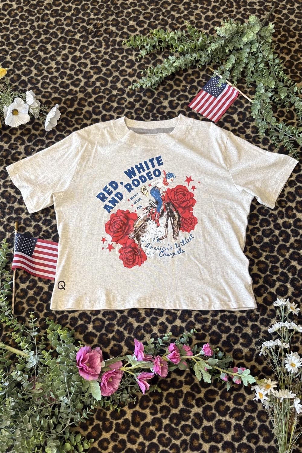Red, White & Rodeo Boxy Fit Tee