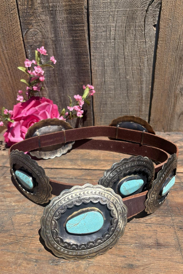 Turquoise Tara Concho Belt