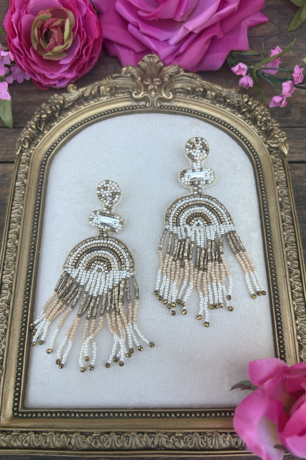 Rodeo Royal Beaded Earrings