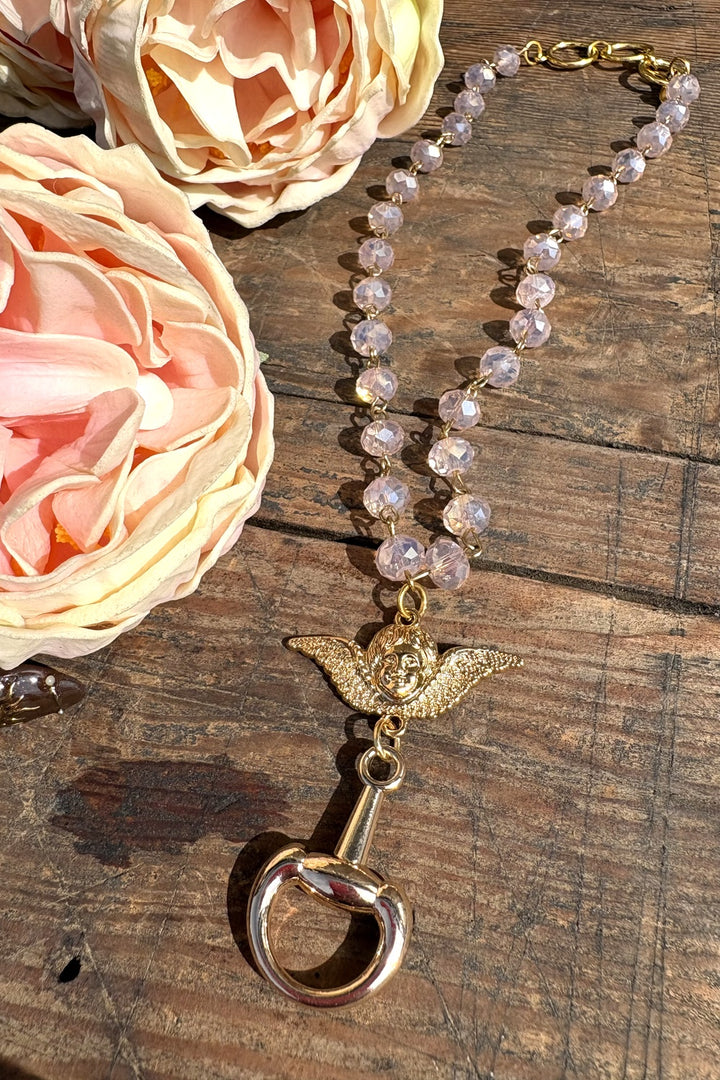 The Angelic Gold Bar Necklace