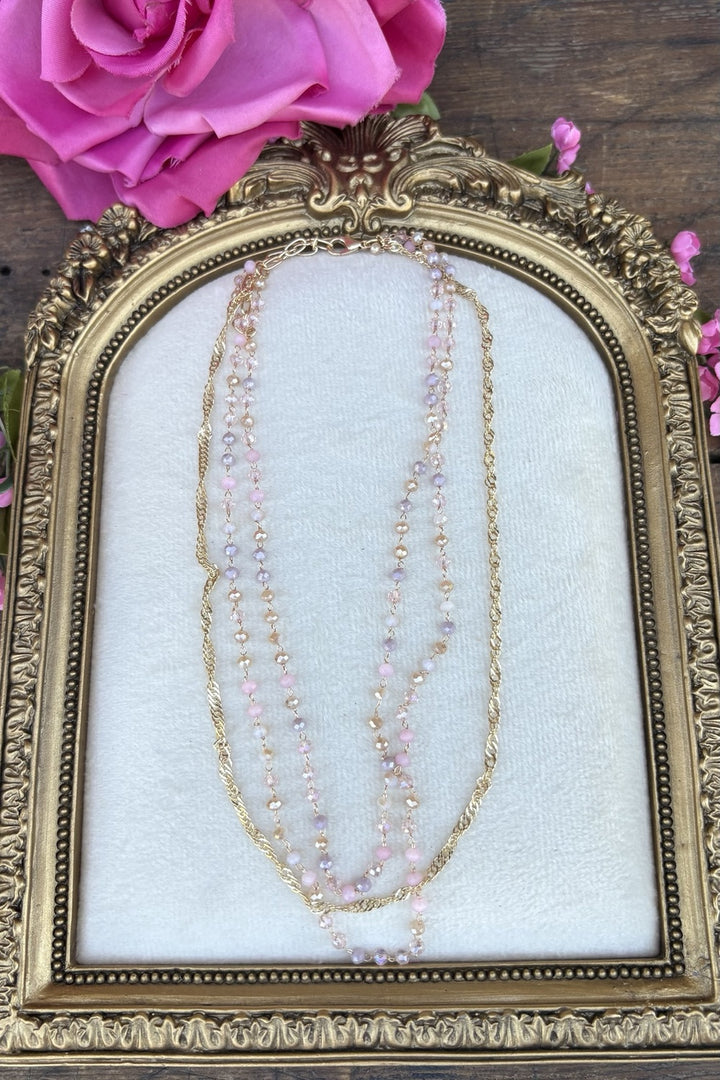 Sunset Pink Necklace