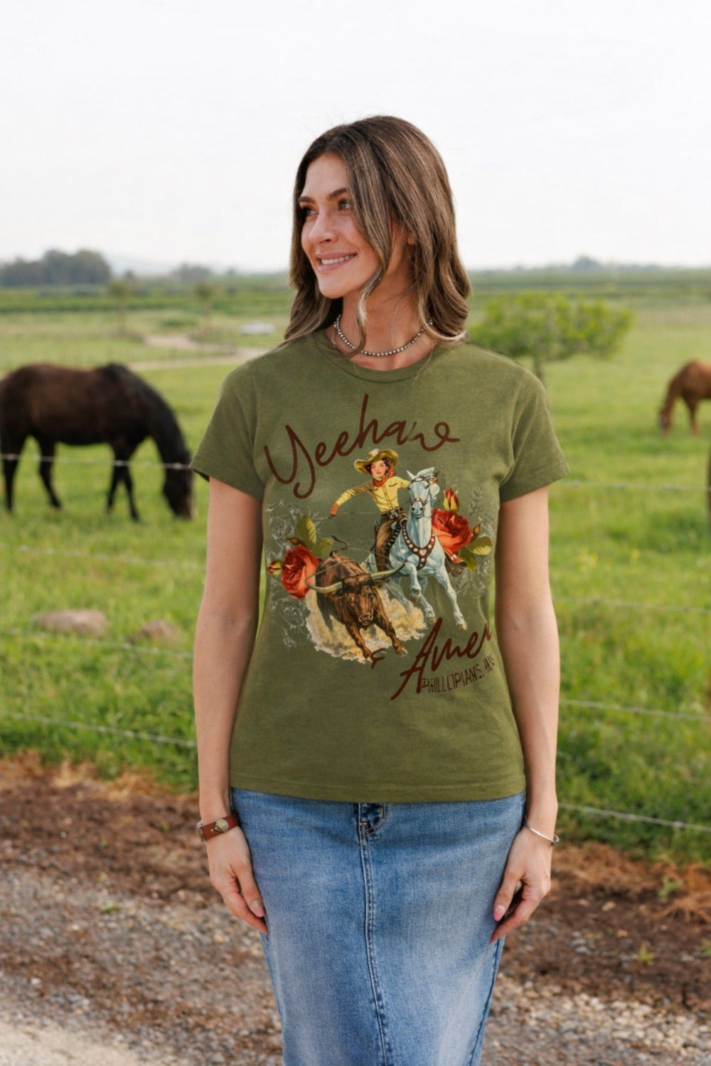 Yeehaw & Amen Tee