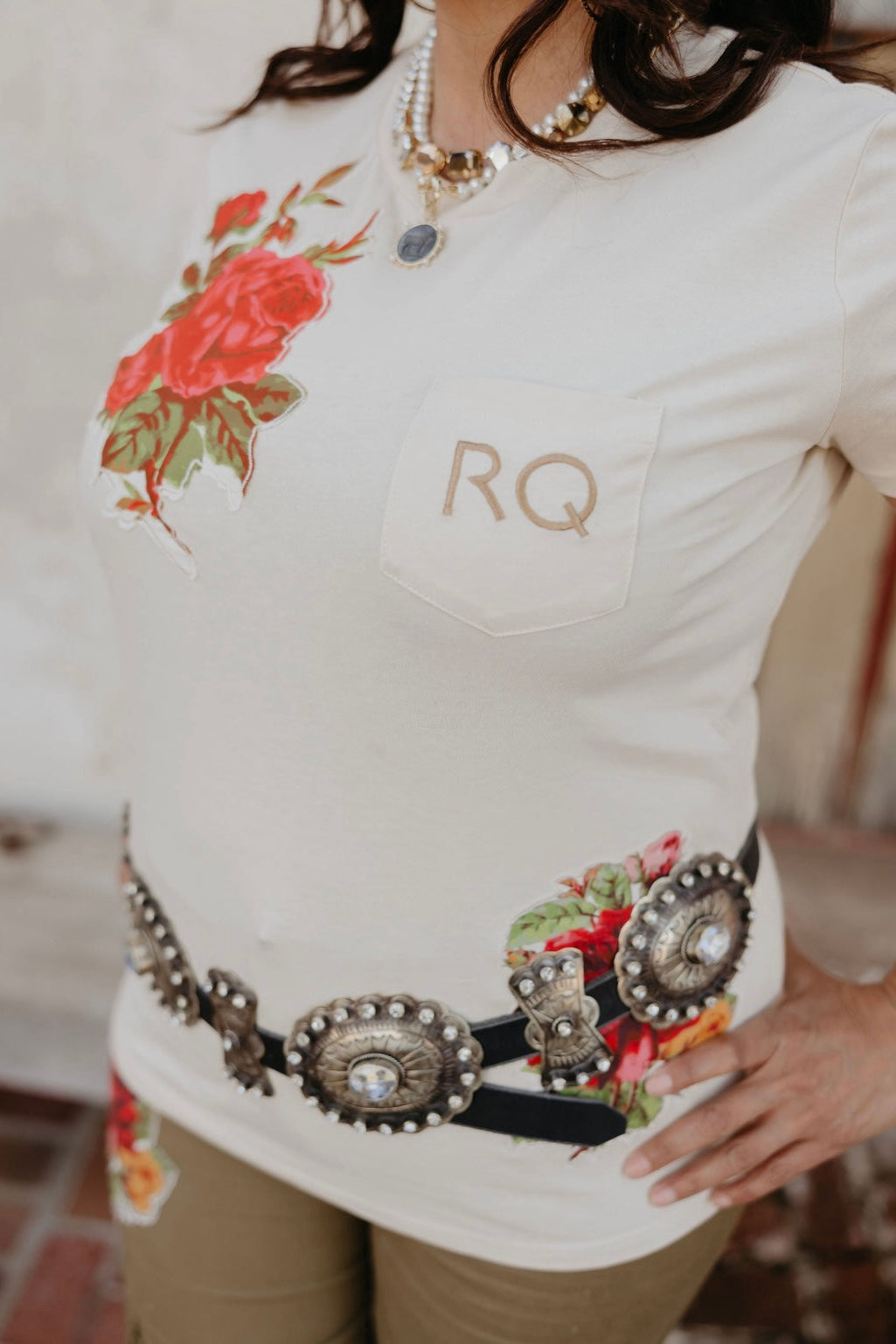 Clear as Crystal Concho Belt
