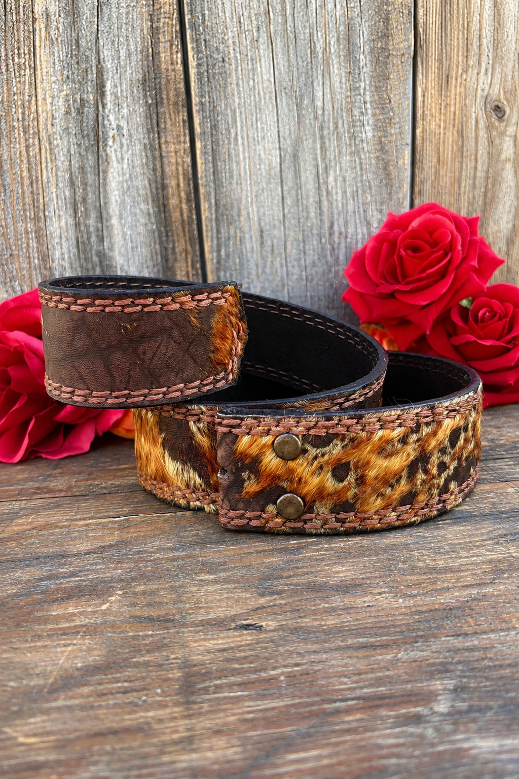 Strawberry Blonde Hide Belt
