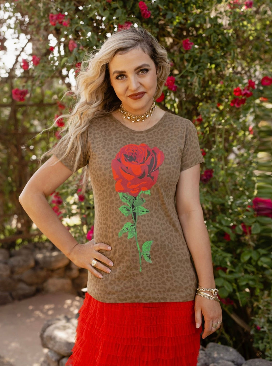 Isa Rosita Leopard Tee