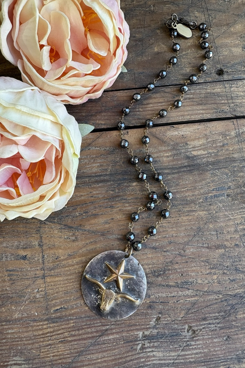 Lone Star Steer Necklace