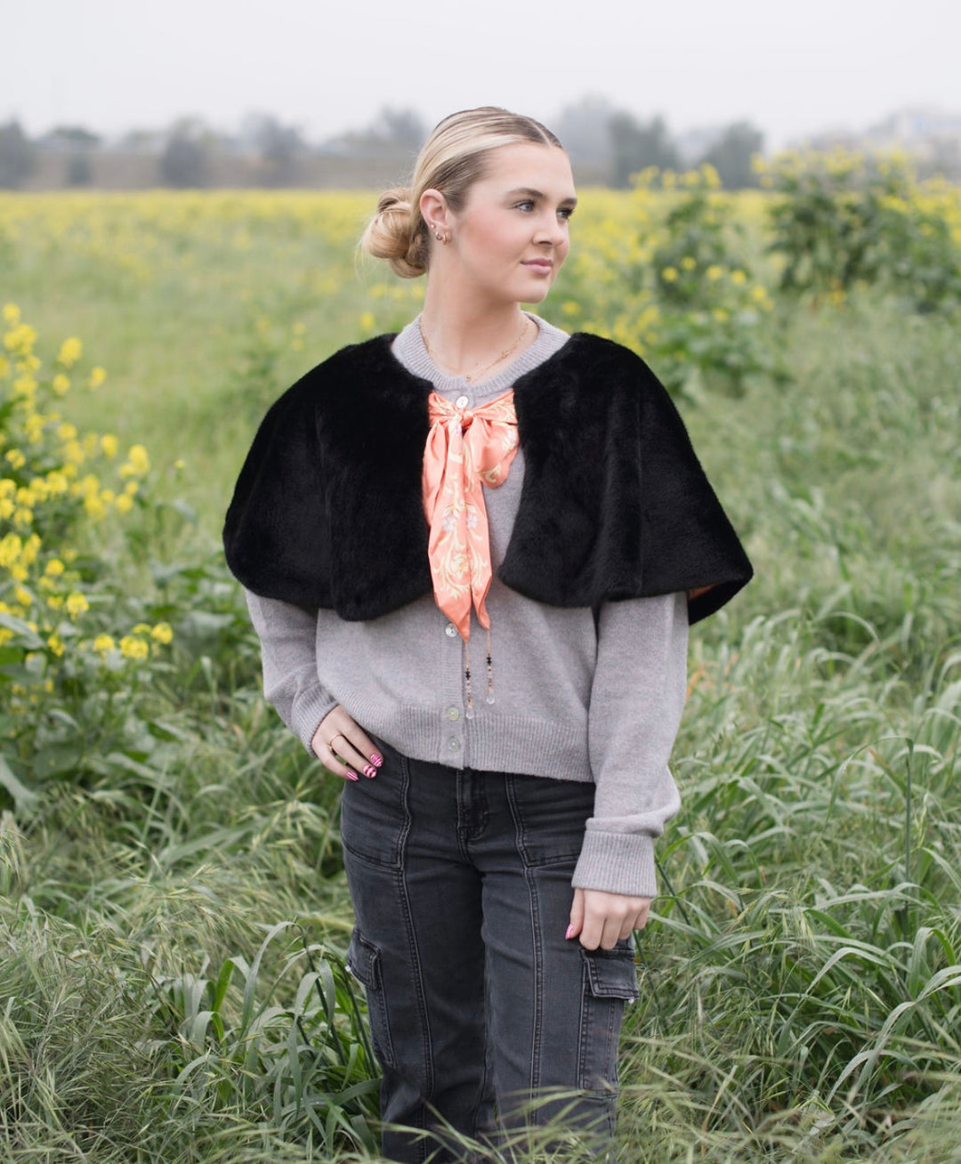 Grace Kelly Reversible Fur