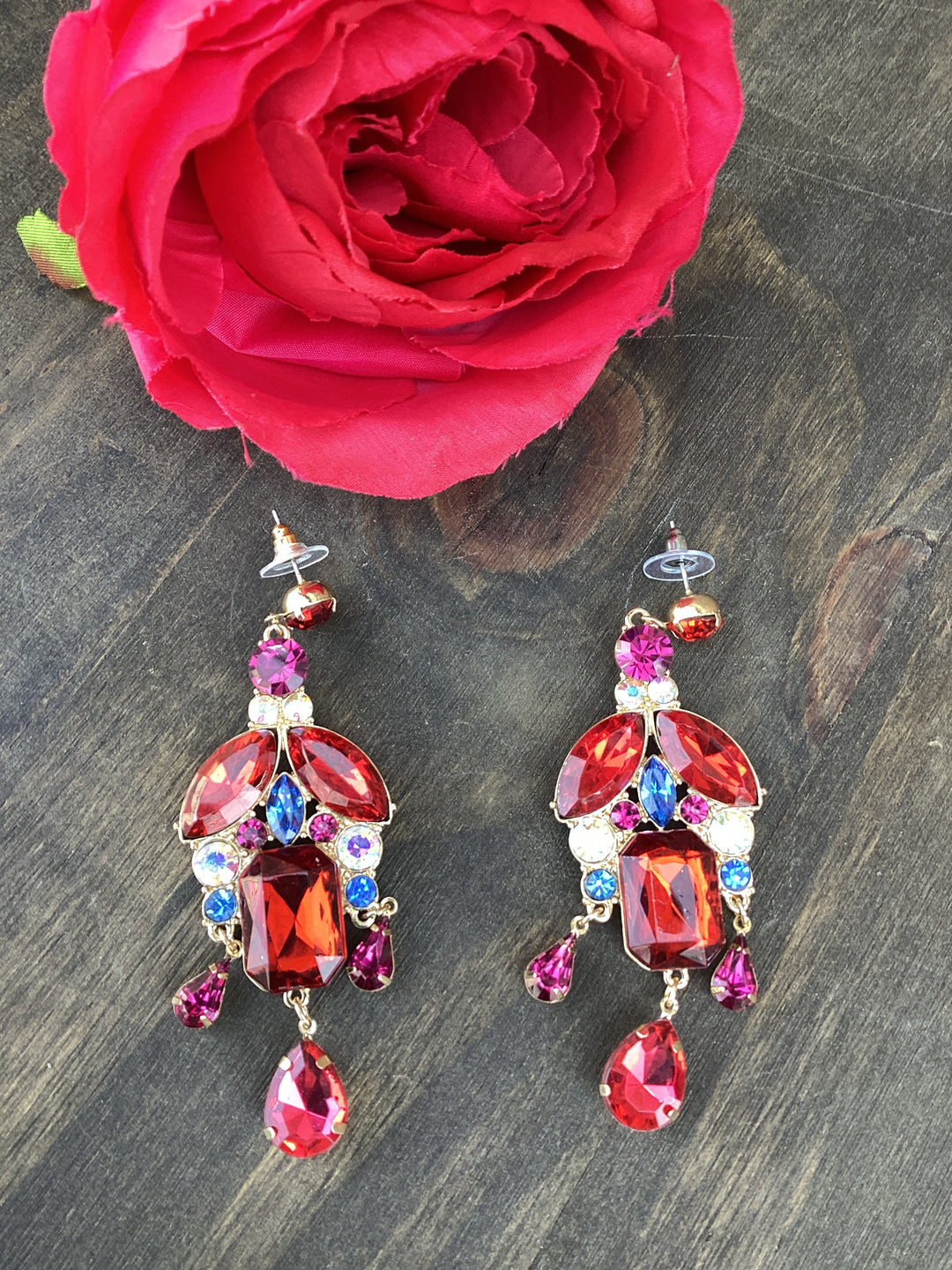 Ruby Red Renegade Earrings