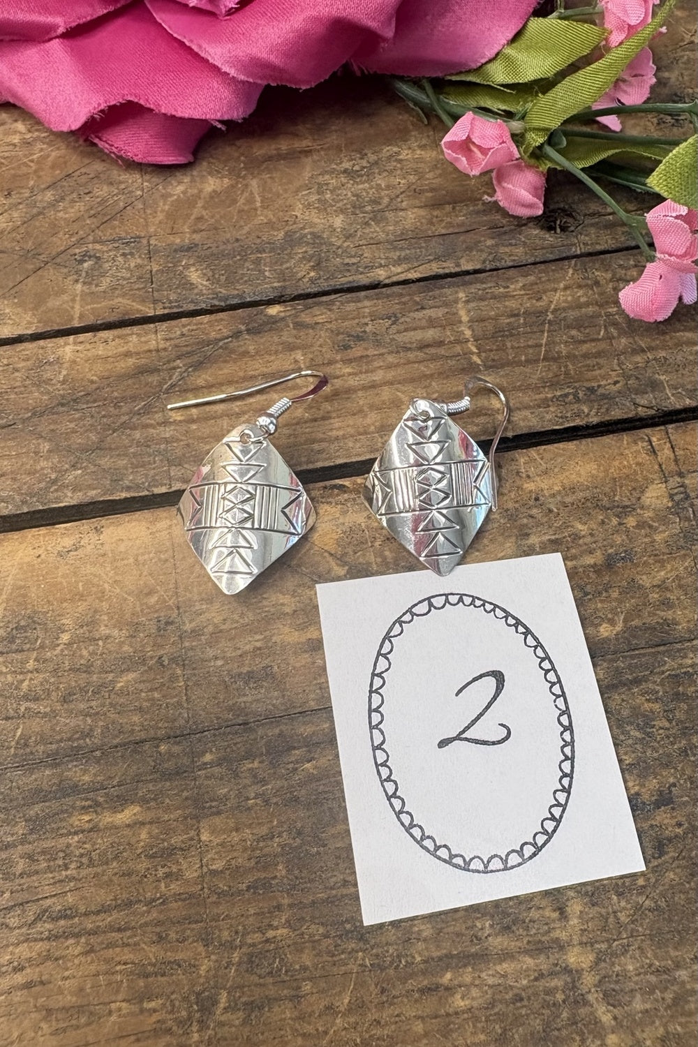 Symbols Of Silver Earrings