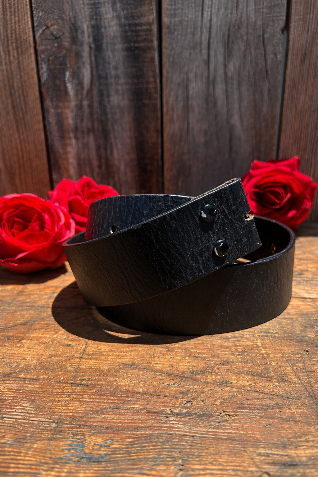 Black Leather Babe Belt