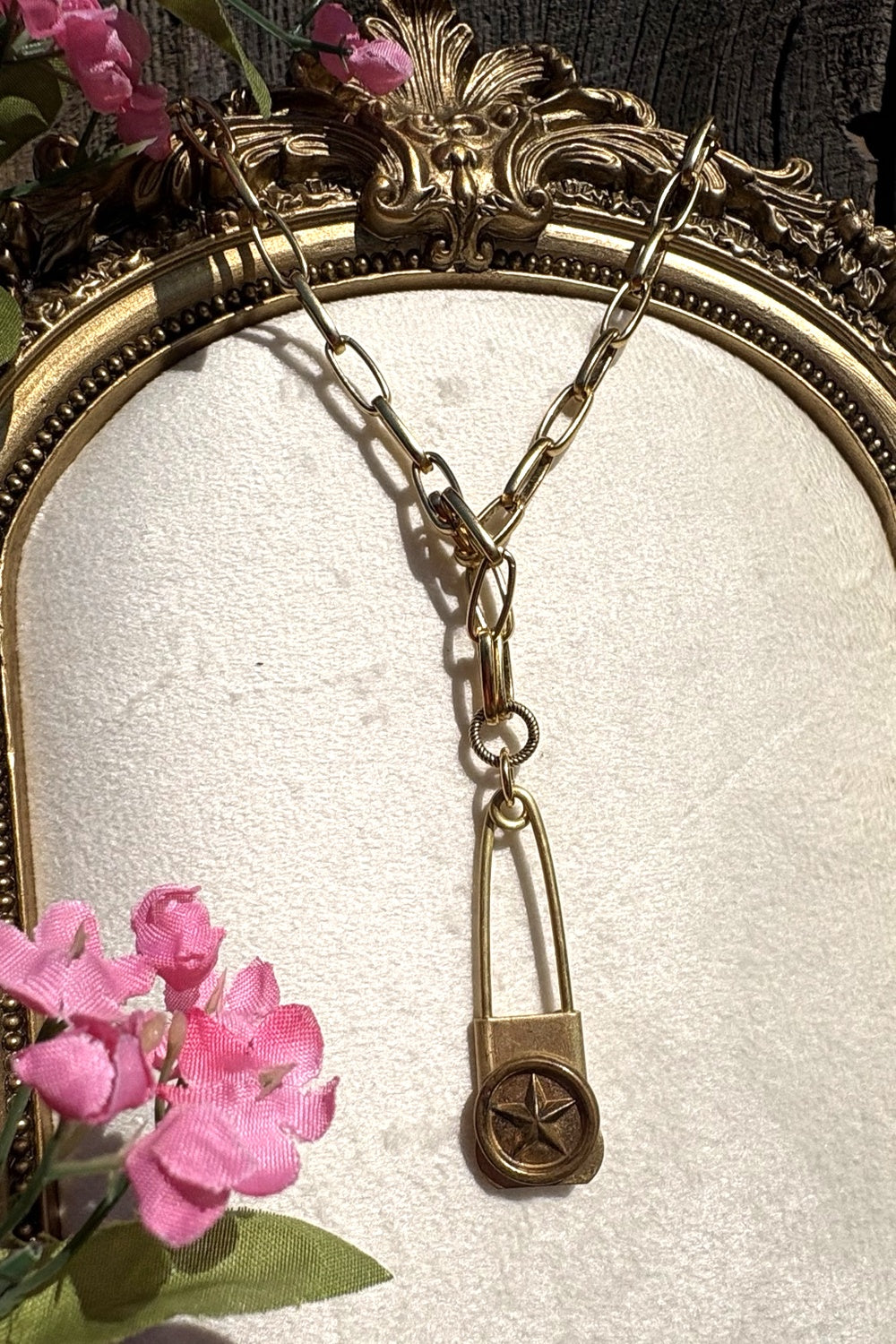 Lone Star Pin Necklace