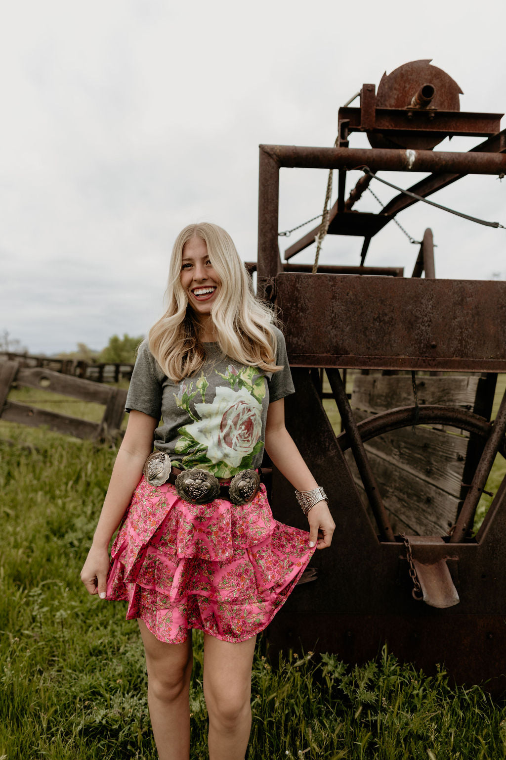 Country Rose Sparkle Tee