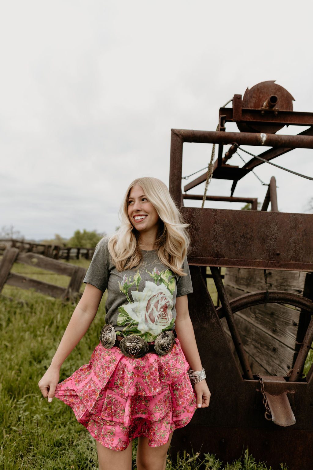 Country Rose Sparkle Tee