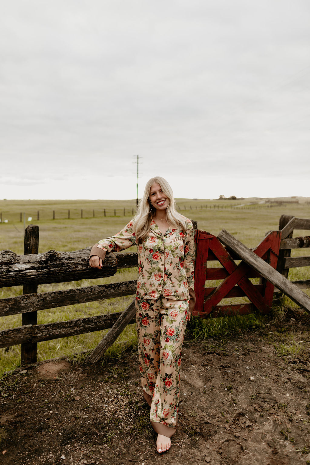 Summer Rose Pajama Set