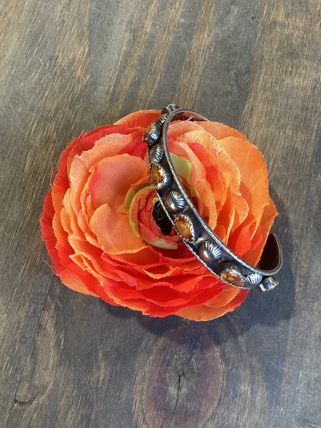 Amber Charm Cuff
