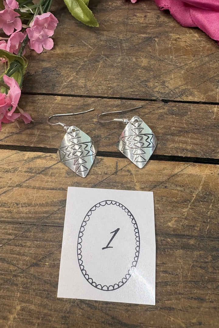 Symbols Of Silver Earrings