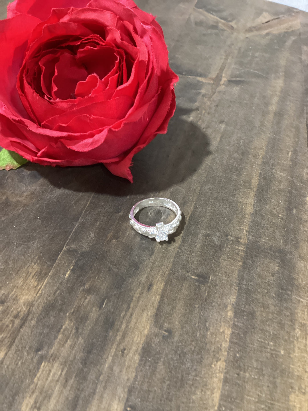 Silver Cross Ring