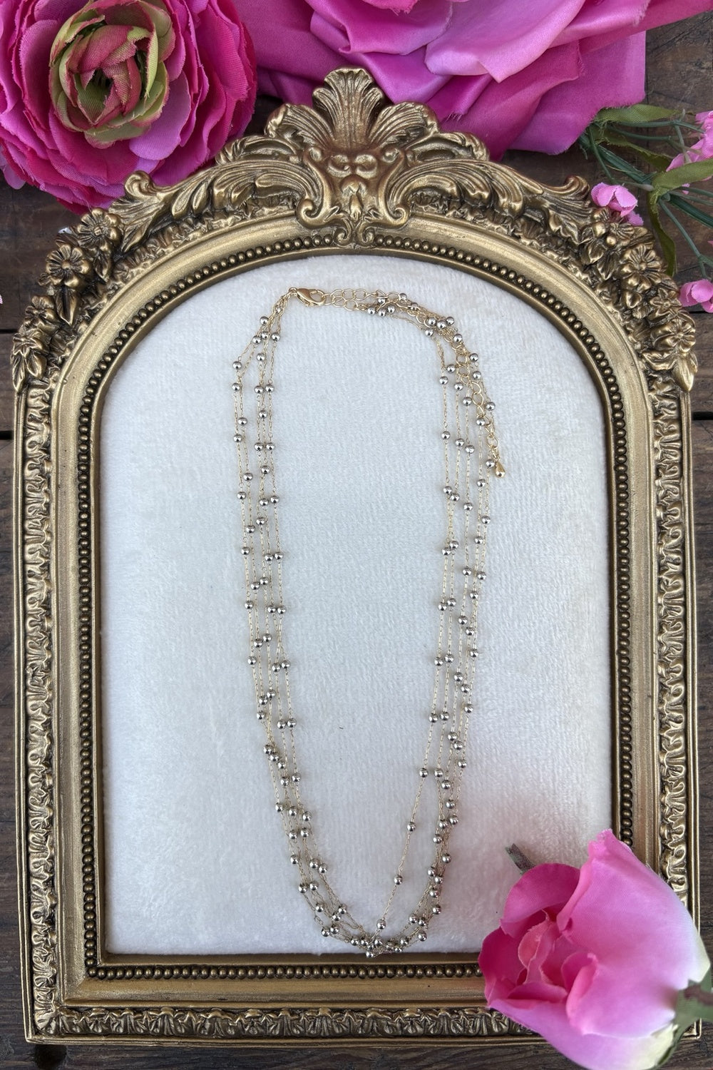 Stardust Gold Multi Chain Necklace