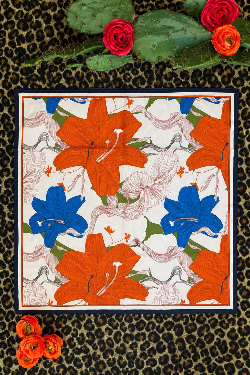 Lily of the Valley Floral Scarf