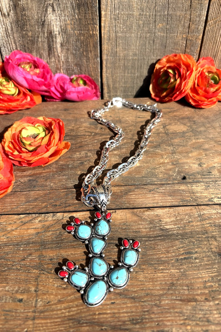 Clio Cactus Necklace