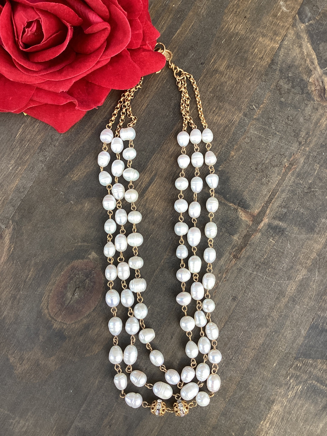 Pearls and Sparkle Necklace