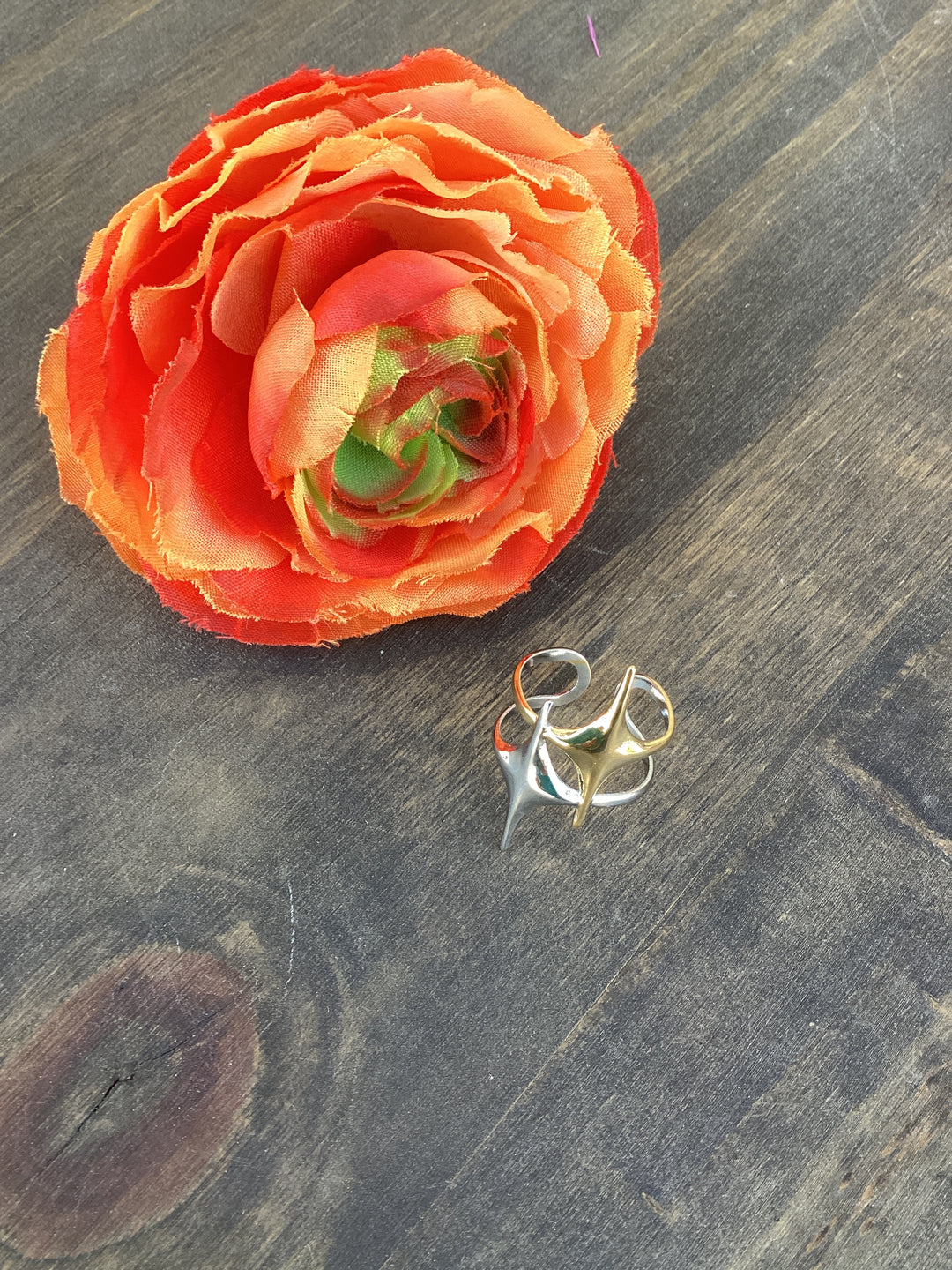 Two Tone Twinkle Ring