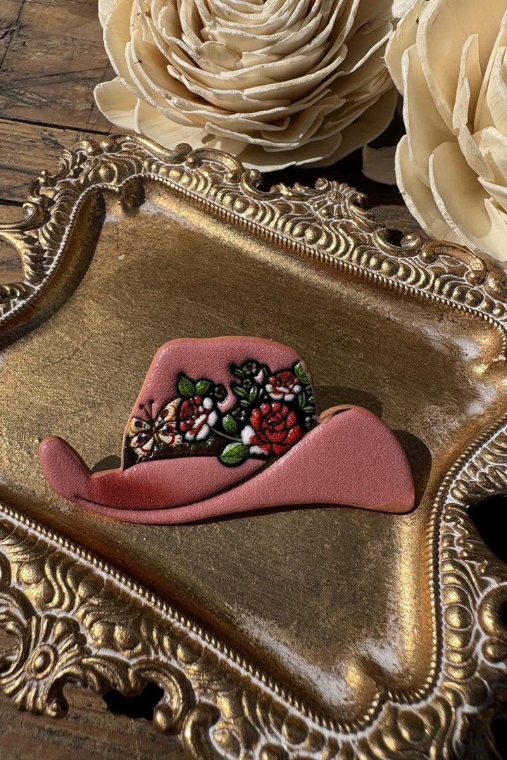 Butterfly Bliss Cowgirl Hat Pin