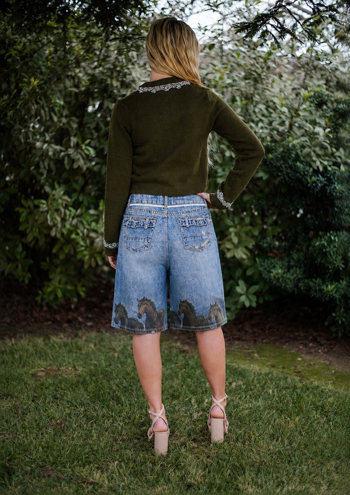 Ain't My Horse Jorts