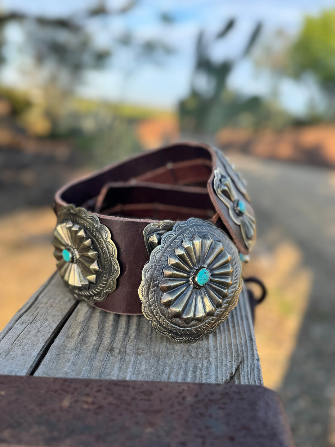 Turquoise Tallulah Concho Belt
