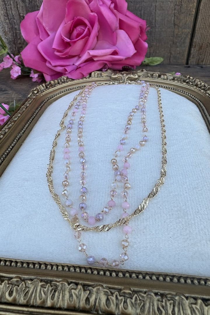Sunset Pink Necklace