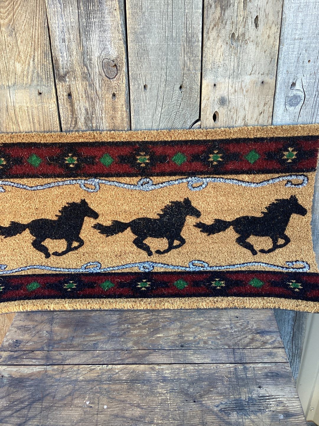 Three Horses Door Mat