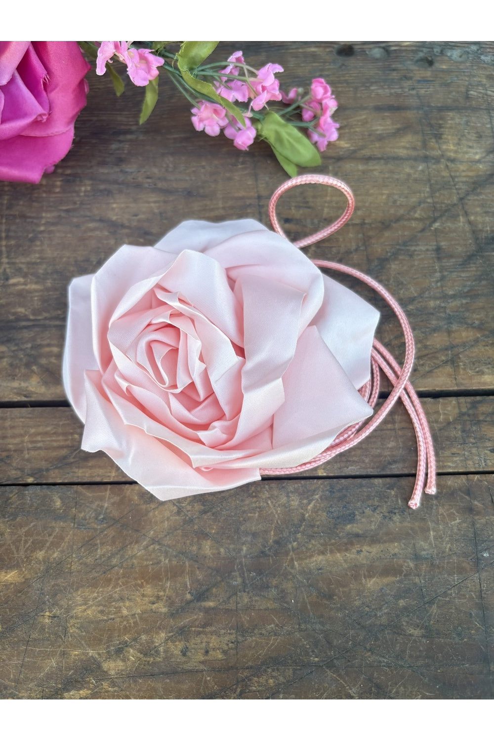 Bristol Grace Rose Tie Neck