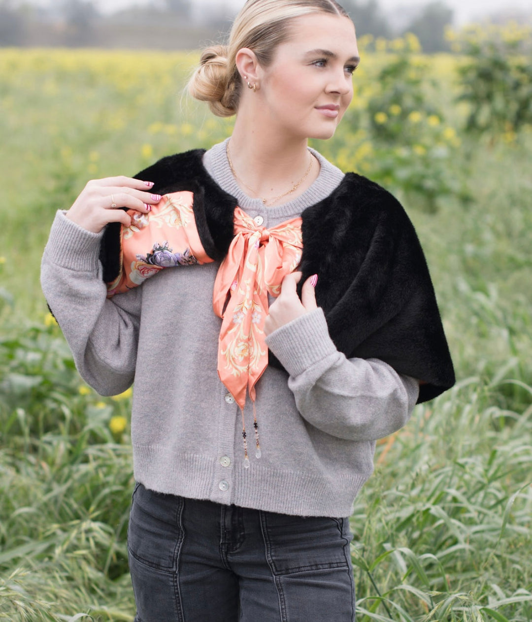 Grace Kelly Reversible Fur