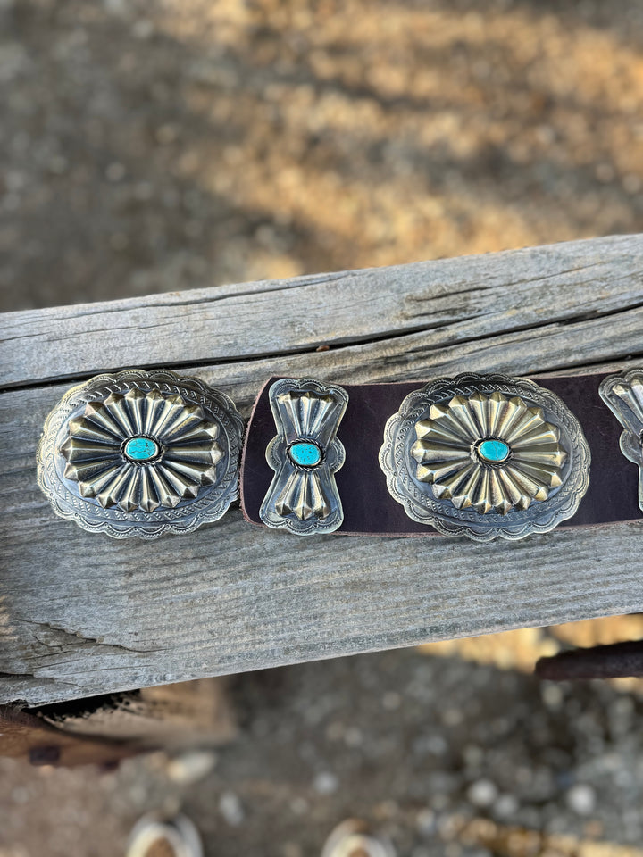 Turquoise Tallulah Concho Belt