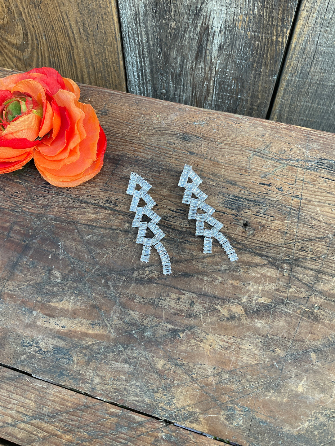 Silver Glam Earrings