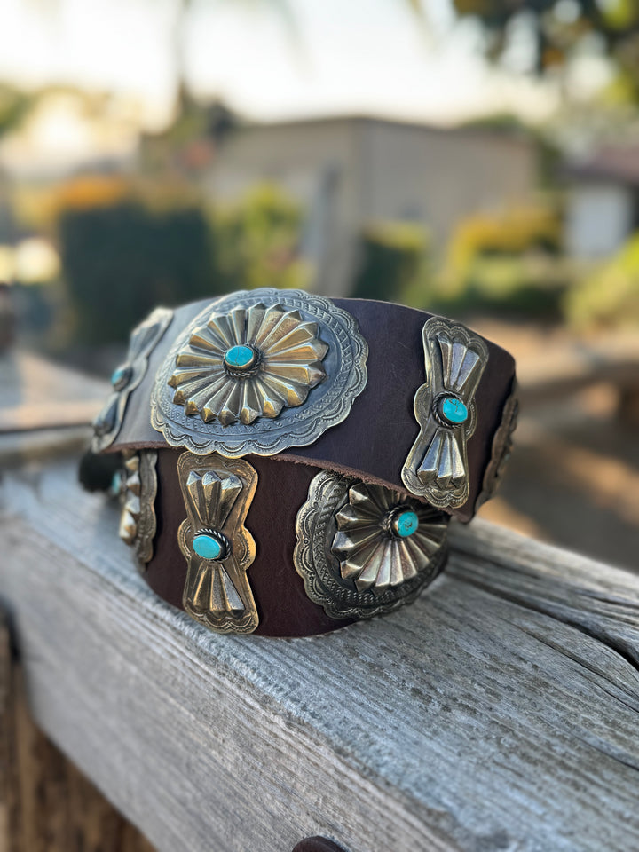 Turquoise Tallulah Concho Belt