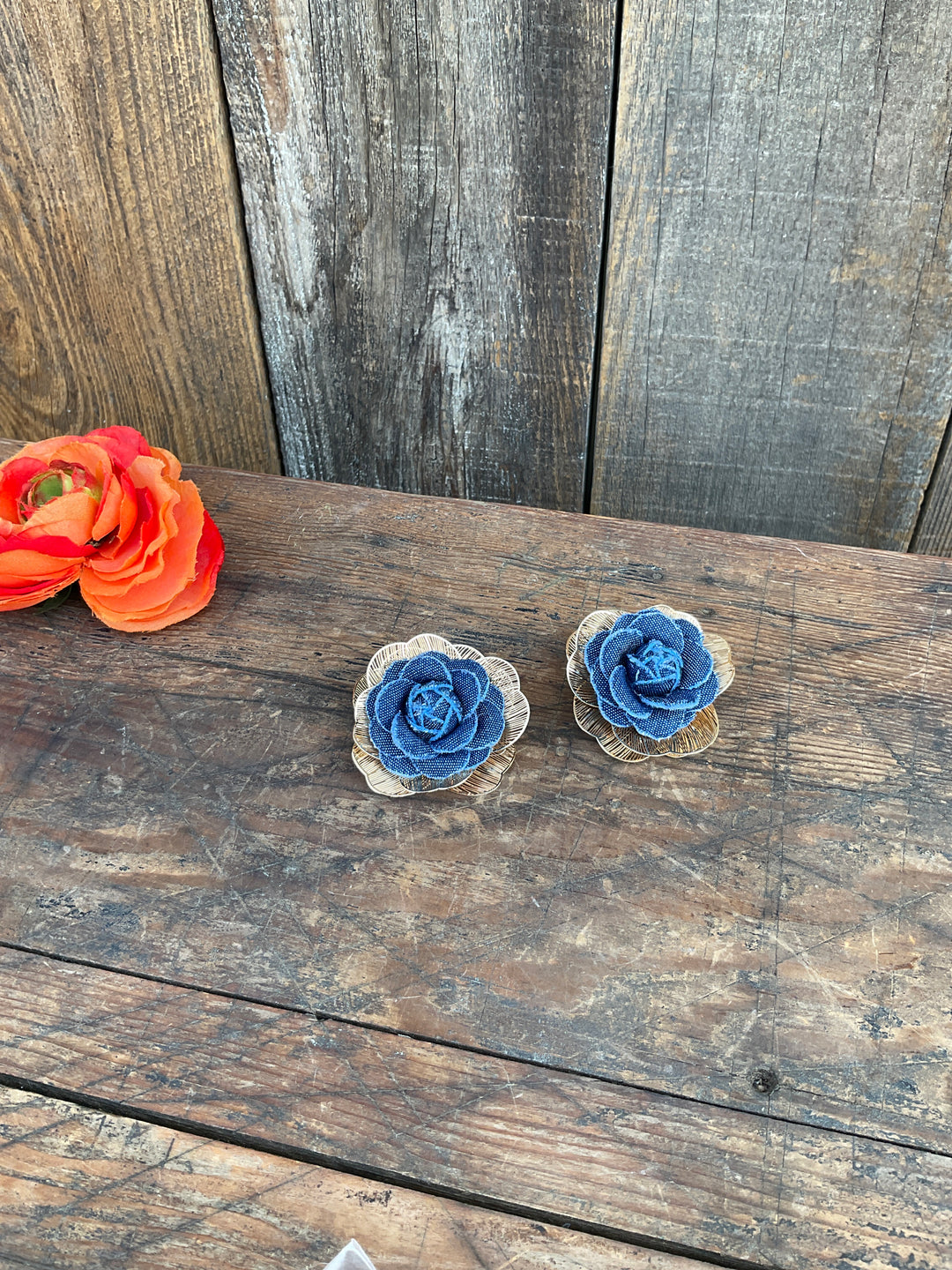 Darla Denim Earrings