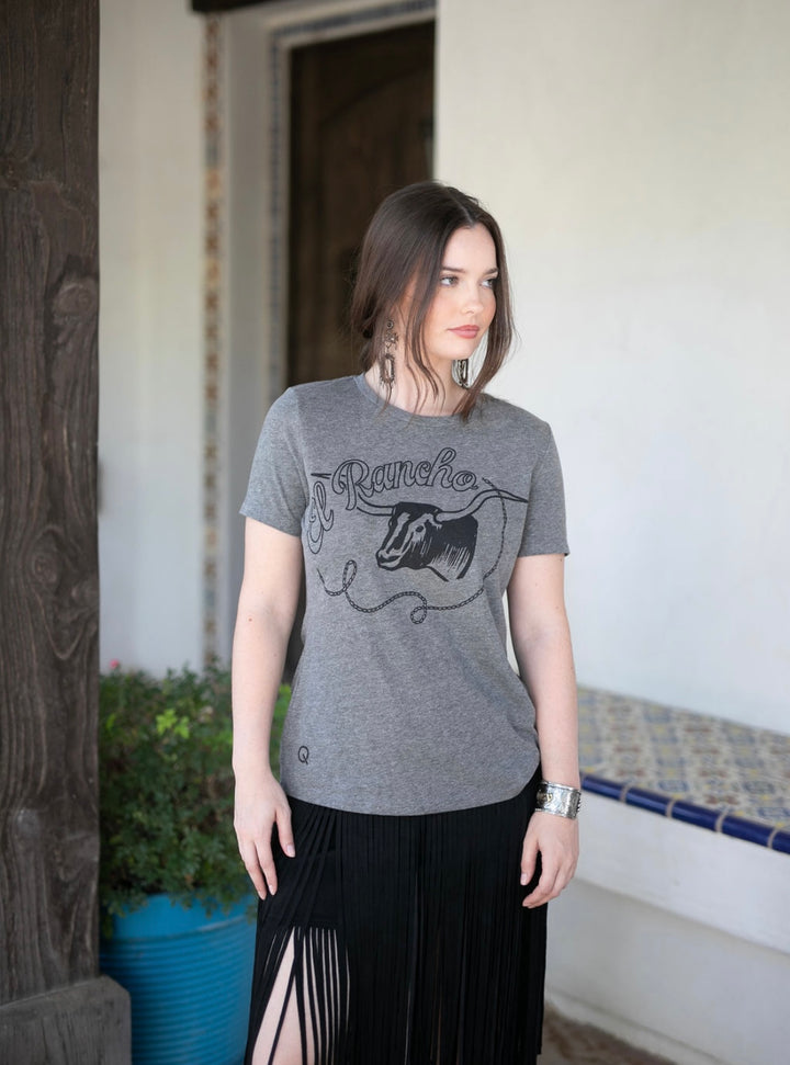 El Rancho Gray Tee