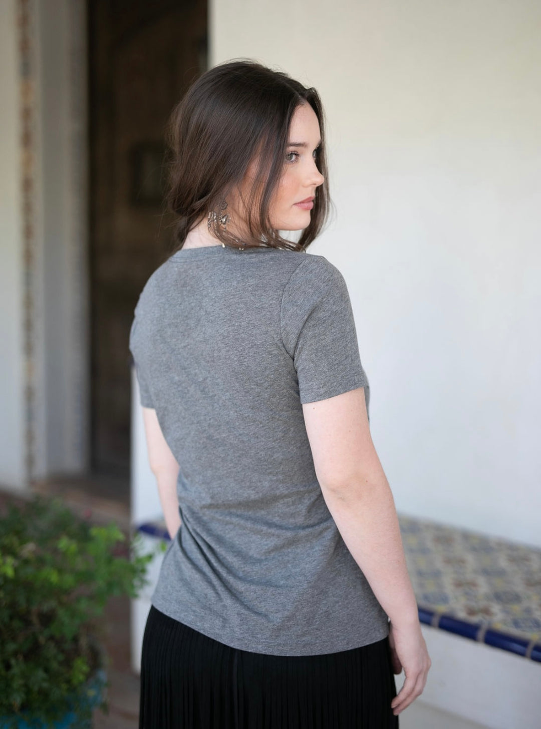 El Rancho Gray Tee