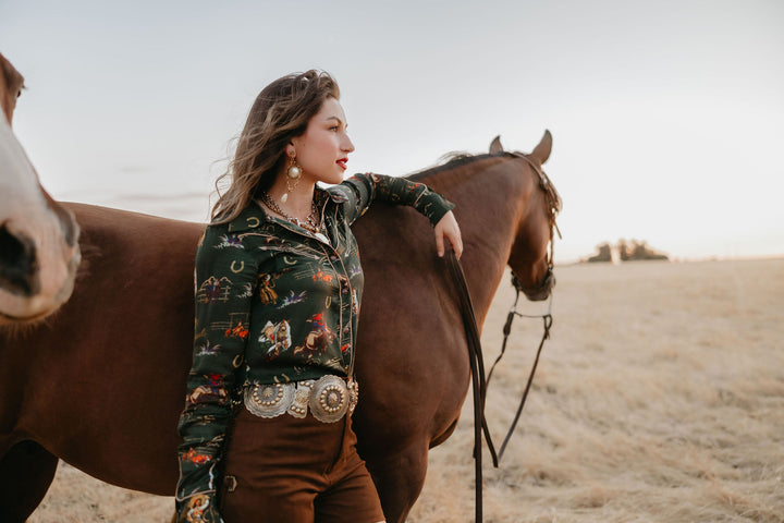 Happy Trails Button Up