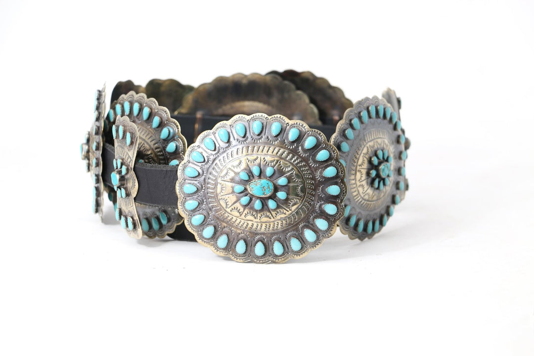 Turquoise Concho Belt