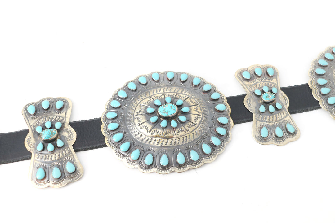 Turquoise Concho Belt Detail