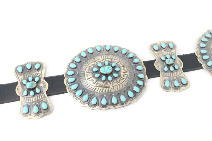 Turquoise Concho Belt Detail