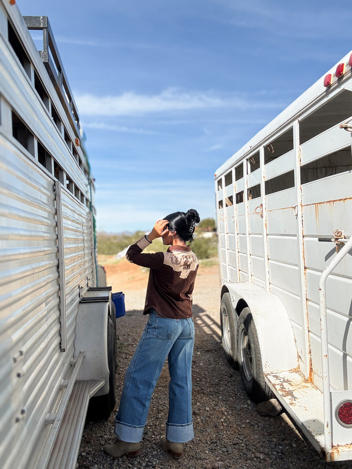 Lucky Buck Button Up